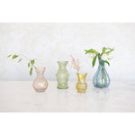 Debossed Glass Vases