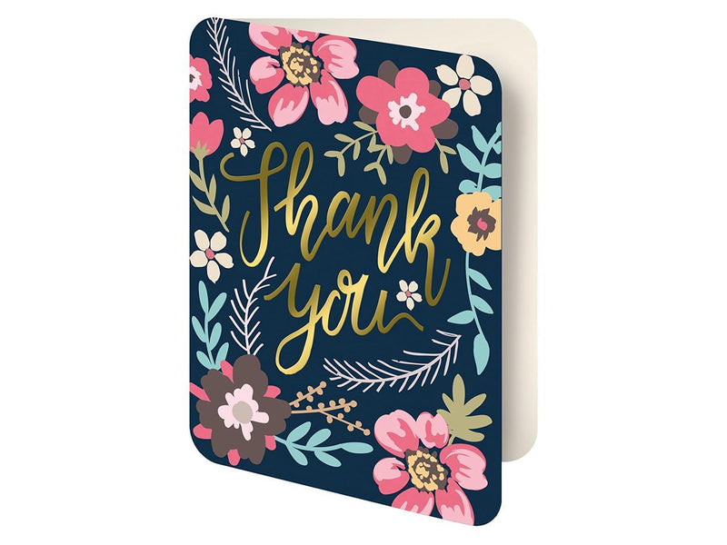 Artisan note cards Midnight Garden Thank You