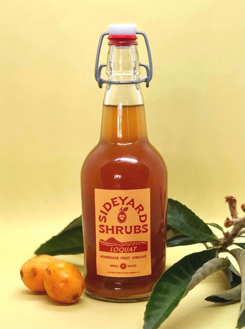 Sideyard shrubs fruit infused vinegar