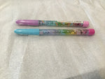 Rainbow glitter wand pens