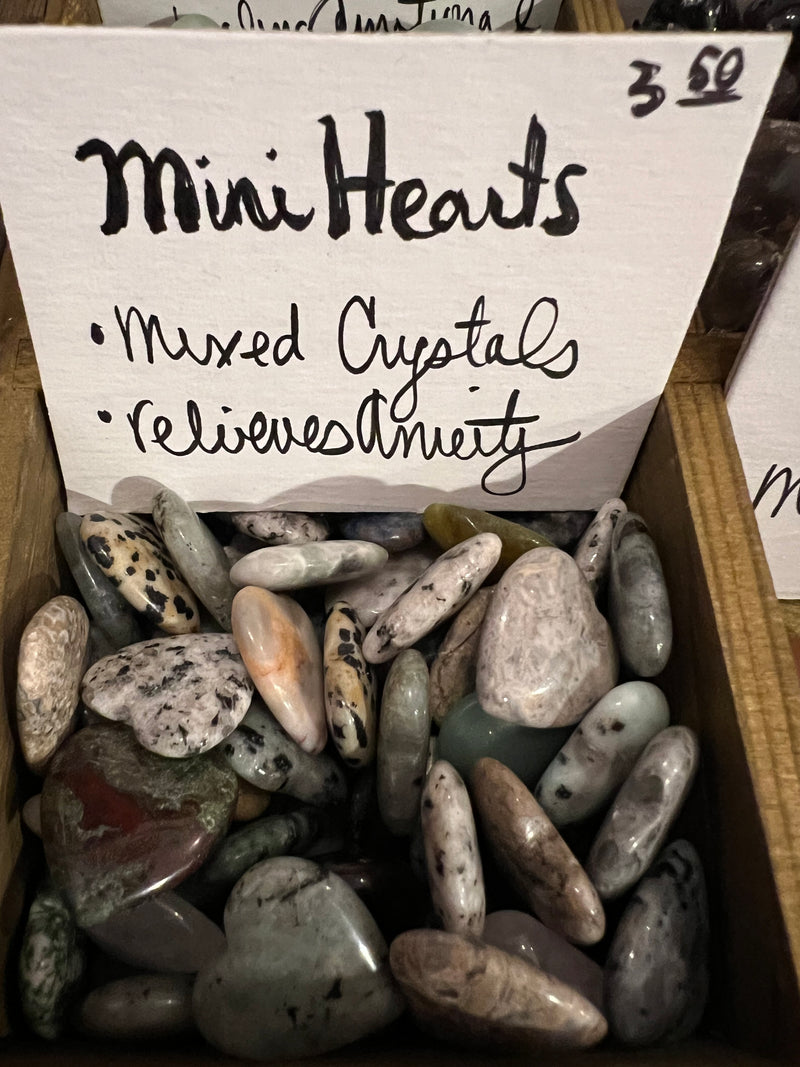 Mini Heart Mixed crystals