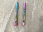 Rainbow glitter wand pens